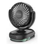 Tragbarer Momcozy Ventilator 8000 mAh, 4 Stufen und flexibles Stativ
