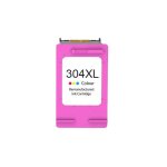 Cartuccia d'Inchiostro HP 304XL Colore Rigenerata con Indicatore Livello