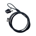 Cable antivol Urban Factory Securitee 2 m Clef Acier Noir