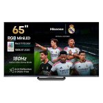 TV Hisense RGB MiniLED 65UR8S 65" 4K UltraHD 180Hz Smart TV VIDAA HDR10+ Dolby Atmos