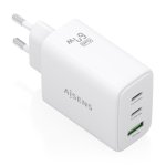 Carregador GaN AISENS 67W 2 USB-C 1 USB-A
