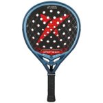 Pala de pádel Drop Shot Furia Attack 2.0 de carbono negra, azul y roja
