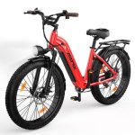 Bicicletta elettrica Aairsk 250 W 48 V 20 Ah 26 x 3,0 rossa