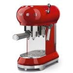 Smeg ECF01RDEU Cafetera Espresso Retro Roja