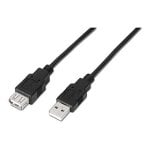 Nanocable Cable Prolongador USB 2.0 Tipo A Macho/Hembra 1m Negro Nanocable Cable Prolongador USB 2.0 Tipo A Macho/Hembra 1m Negro