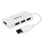 Startech Hub USB 3.0 4 Puertos Blanco Startech Hub USB 3.0 4 Puertos Blanco