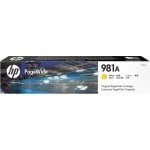 HP 981A Cartucho Tinta PageWide Alto Rendimiento Original Amarillo HP 981A Cartucho Tinta PageWide Alto Rendimiento Original Amarillo