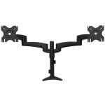 StarTech.com ARMDUAL Flachbildschirm-Tischhalterung 61 cm (24") Tisch/Bank Schwarz