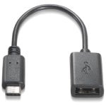 Cavo Nanocable USB 2.0 Tipo C a USB Tipo A Maschio/Femmina Nero 15 cm Cavo Nanocable USB 2.0 Tipo C a USB Tipo A Maschio/Femmina Nero 15 cm