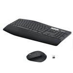 Clavier Logitech MK850 Combo sans fil QWERTY Espagnol avec souris ergonomique