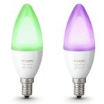 Philips Hue White and Color Ambiance 2 Bombillas Blanco y Color E14