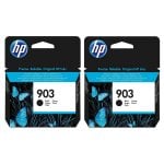 Lot de 2 cartouches d'encre noire d'origine HP 903