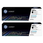 Confezione da 2 toner originali Laserjet nero HP 201A