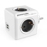 Multipresa PowerCube Original USB 4 prese 2 USB-A protezione bambini senza cavo