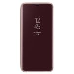 Samsung EF-ZG960 Clear View Standing Cover Dorada para Samsung Galaxy S9 Samsung EF-ZG960 Clear View Standing Cover Dorada para Samsung Galaxy S9