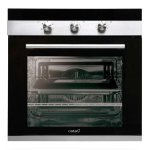 Horno Multifunción Cata CM 760 AS 59L 60cm Hidrolítico A Puerta Fría Negro