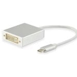 Équiper un câble USB Type C mâle vers DVI-I femelle 15 cm Équiper un câble USB Type C mâle vers DVI-I femelle 15 cm