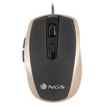 NGS Tick Gold Optische Maus 1600DPI