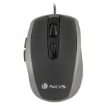 NGS Tick Silver mouse Mano destra USB tipo A Ottico 1600 DPI