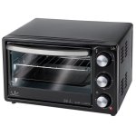 Horno Sobremesa Jata HN916 16L 39cm Grill Temporizador Puerta Abatible Negro Acero Inoxidable