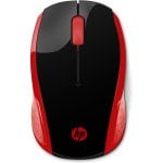 HP 200 Wireless Optical Mouse 1000 DPI Imperial Red