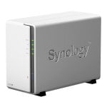 Synology DS218J Servidor NAS Blanco