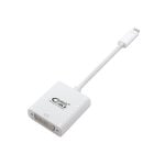 Cavo convertitore nanocable da USB-C a DVI-D Dual Link maschio/femmina da 15 cm