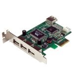 StarTech.com Scheda Pci Express basso prfilo con 4 porte USB 2.0 ad alta velocità