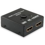 Equipaggia lo switch 2x switch/splitter bidirezionale HDMI 4k