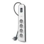 Steckdosenleiste Belkin BSV400VF2M 4 Steckplätze mit Überspannungsschutz 2 m Kabel