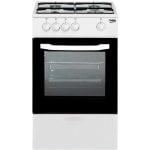 Beko CSG 42009 DW Cocina Gas 4 Fuegos Blanca