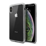 Unotec Coque TPU Gel Frame Gris pour iPhone XS Max