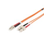 Câble Fibre Optique E2000 Vers LC - Simplex Monomode OS2 - 2m | Pour Réseaux Haut Débit Et Data Centers