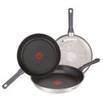 Tefal Daily Cook G713S3A Set de Sartenes de Acero Inoxidable de 20, 24 y 26 cm Tefal Daily Cook G713S3A Set de Sartenes de Acero Inoxidable de 20, 24 y 26 cm