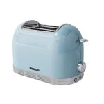 Vintage-Toaster Schneider SCTO2BL 2 Schlitze 815 W 6 Braeunungsstufen Auftauen Blau