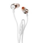 Cuffie JBL Tune 210 con microfono Bianco/Oro