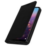 Custodia a portafoglio in pelle nera Avizar per Huawei P20 Pro