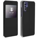 Custodia a libro Avizar con finestra nera per Huawei P30 Pro
