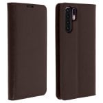 Custodia a portafoglio in pelle marrone scuro Avizar per Huawei P30 Pro