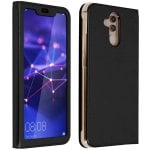 Custodia Avizar Smart View nera con finestra Smart Touch per Huawei Mate 20 Lite