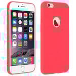 Custodia in silicone rossa Soft Touch Forcell per iPhone 6 / 6S