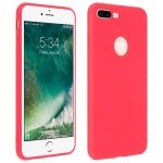 Custodia in silicone rossa Soft Touch Forcell per iPhone 7 Plus / 8 Plus