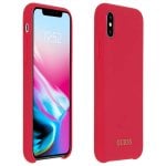 Custodia in silicone morbido Guss Red per iPhone X/XS Custodia in silicone morbido Guss Red per iPhone X/XS