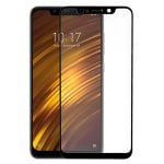 Protector Cristal Templado Negro para Xiaomi Pocophone F1