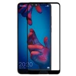 Protetor Vidro Temperado Preto para Huawei P20