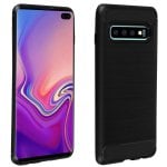 Coque en aluminium/silicone noire Avizar pour Samsung Galaxy S10 Plus Coque en aluminium/silicone noire Avizar pour Samsung Galaxy S10 Plus