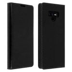 Étui portefeuille en cuir noir Avizar pour Samsung Galaxy Note 9