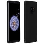 Avizar Capa de Silicone Mate Preta para Samsung Galaxy S9