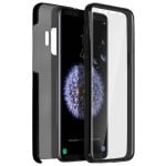 Avizar Capa Doble de Silicone Preto para Samsung Galaxy S9