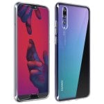 Custodia in Silicone Trasparente + Vetro Temperato Avizar per Huawei P20 Pro